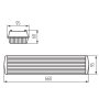 PLAFONIERA STAGNA PER TUBI LED DICHT 4LED NP 218/PS - KANLUX