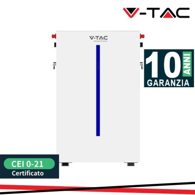 6.14KWH BATTERIA PER MONTAGGIO A PARETE RESISTENTE ALL ACQUA