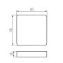 ACCESSORIO PER INCASSI TAVO FRAME DL 12W - KANLUX