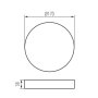 ACCESSORIO PER INCASSI TAVO FRAME DO 18W - KANLUX