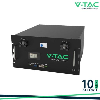 9.60KWH BATTERIA AL LITIO PER MONTAGGIO SU ARMADIO RACK