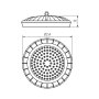 LAMPADA LED HIGH BAY HB UFO LED 100W-NW - KANLUX