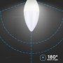 LED LAMPADINA SAMSUNG CHIP 4.5W E14 PLASTICA CANDELA 3000K