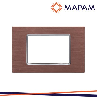 PLACCA ALLUMINIO 8003LL-6 T1 3P BRONZO LIV ART