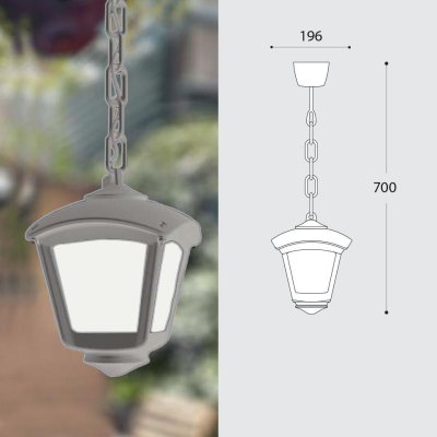 SICAR/ROBY PENDENTE OPAL GRIGIO E27