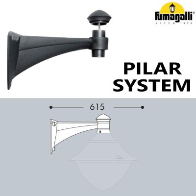 BRACCIO PILAR A MURO NERO