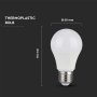 LED LAMPADINA 10.5W E27 A60 THERMOPLASTICA 4000K
