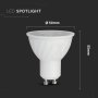 LED FARETTO SAMSUNG CHIP GU10 6W   RIPPLE PLASTICA 38  D 4000K