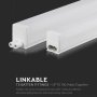 V-TAC PRO PLAFONIERA LED CHIP SAMSUNG LINEARE 7W 60CM RACCORDABILE CON INTERRUTTORE 4000K