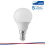 LED LAMPADINA SAMSUNG CHIP 6.5W E14 P45 PLASTICA 4000K