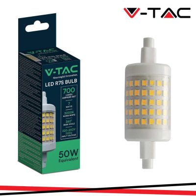 LED LAMPADINA PLASTICA 7W R7S 78MM 4000K