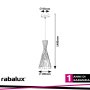 LEANDROS, INDOOR MATTE BLACK METAL PENDANT LAMP, E27 1XMAX 6