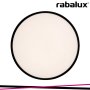 LARCIA, INDOOR CEILING LAMP, BLACK PLASTIC LAMP WITH WHITE P