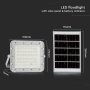 6W LED PROIETTORE SOLARE 6400K BATTERIA SOSTITUIBILE 3M CAVO CORPO BIANCO
