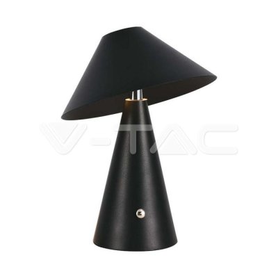 LED LAMPADA DA TAVOLO RICARICABILE 1800MAH  180 X 240 3 IN 1 CORPO NERO