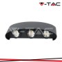 5W LED LAMPADA LED DA MURO  NERA IP54 4000K