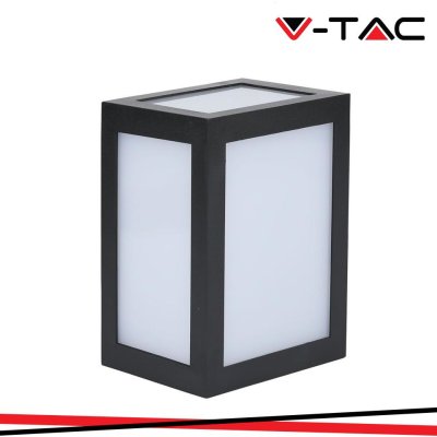 12W LAMPADA LED DA MURO IP65 CORPO NERO 3000K