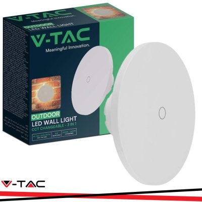 12W LAMPADA LED DA MURO BIANCA DIMMERABILE 3IN1