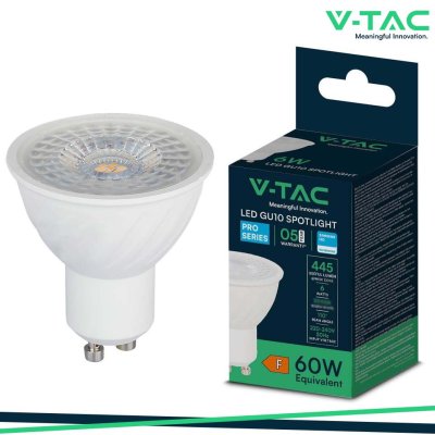 LED LAMPADINA SAMSUNG CHIP GU10 6W  RIPPLE PLASTICA 110  D 6400K