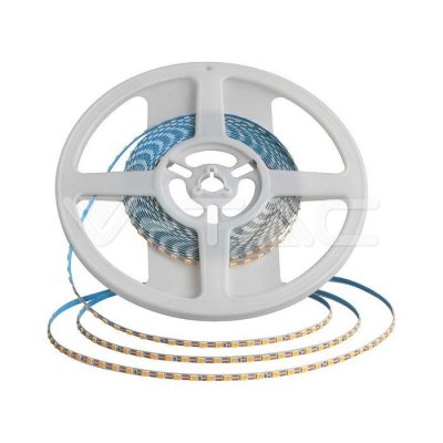 STRIP LED 8W/MT SMD 2835 120LED  24V 3MM 3000K V-TAC