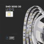 LED STRIP SMD5050 30 LEDS 3000K IP20 6W/M
