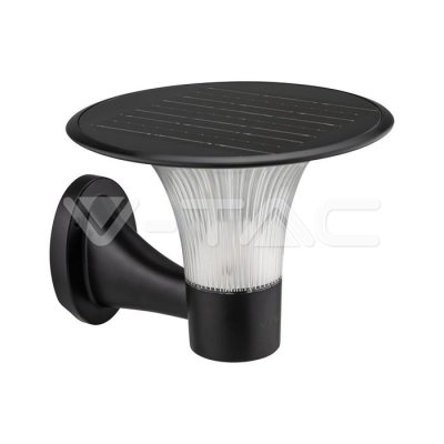 15W LED LAMPADA LED SOLARE DA MURO LIFEPO4 BATTERIA 6000MAH 6000K+4000K NERO