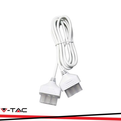 CAVO DI ALIMENTAZIONE CON 2 SPINEBIANCO 2M 3X0.75MM
