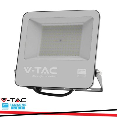 100W LED PROIETTORE SAMSUNG CHIP CORPO NERO SUPER BRIGHT 4000K 135LM/W
