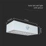 3W LED LUCE SOLARE DA PARETE CON SENSORE 4000K, 3000K CORPO BIANCO