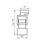 PROIETTORE PER BINARIO ATL5 GU10-W - KANLUX