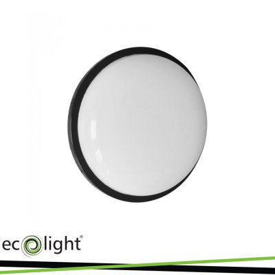 LED TORTON 20W 4000K 1800LM IP65 ROTONDO NERO