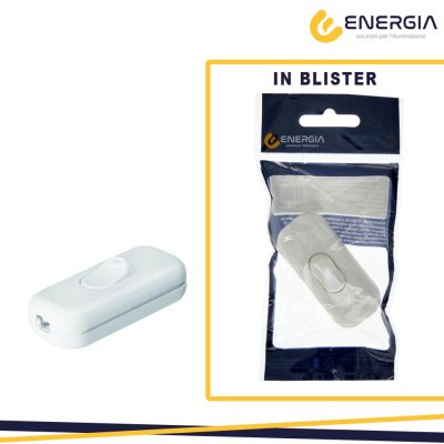 INTERRUTTORE A BILANCERE UNIPOLARE BIANCO