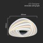 120W PLAFONIERA DI DESIGN SMART 3000K+6000K DIMMERABILE, TELECOMANDO