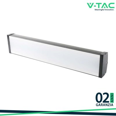 LED  SOSPENSIONE INDUSTRIALE LINEARE 100W ALU 4000K