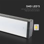 LED  SOSPENSIONE INDUSTRIALE LINEARE 100W ALU 4000K