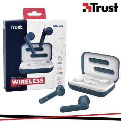 PRIMO TOUCH CUFFIE RAFFINATE SENZA FILI BLUETOOTH BLUE