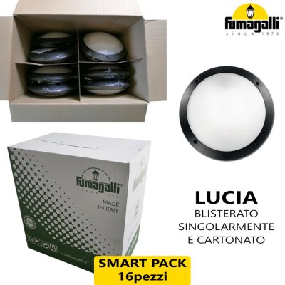 LUCIA SMART PACK NERO OPALE E27