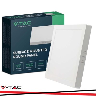 24W LED PANNELLO PER MONTAGGIO ESTERNO QUADRATO 4000K