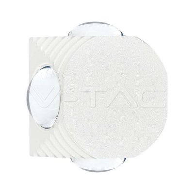4W LAPADA LED DA MURO 4 SIDES 4000K CORPO BIANCO IP54