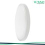 24W LED PLAFONIERA ROTONDA CORNICE BIANCA 3000K IP44