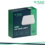 24W LED PLAFONIERA QUADRATA CORNICE BIANCA 6500K IP44