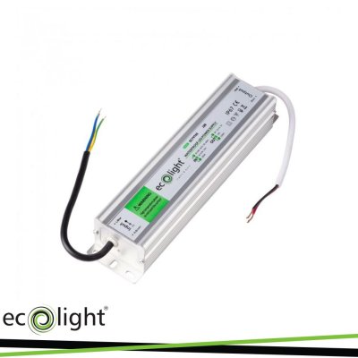 ALIMENTATORE IP67 120W 12V 10A 245X75X40MM