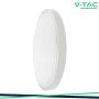 18W LED PLAFONIERA ROTONDA MICROWAVE SENSOR CORNICE BIANCA 4000K IP44