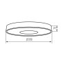 PLAFONIERA LED VAND LED 17,5W NW B - KANLUX