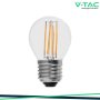 LED LAMPADINA 6W FILAMENT E27 G45 CLEAR COVER 3000K