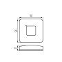 SENSORE DI MOVIMENTO MW SQMOTION-W - KANLUX