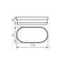 LAMPADA &AMP QUOT TARTARUGA&AMP QUOT  TOLU C LED 6W-NW-W - KANLUX