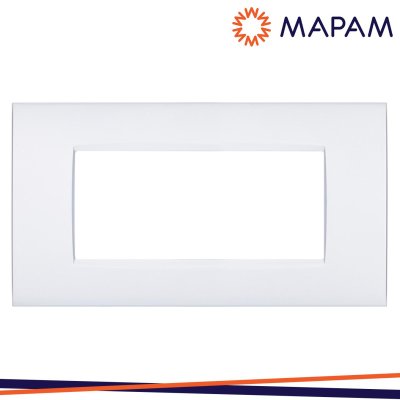 PLACCA METALLO T4-VIP CBM7007-1 7P BIANCO BTICINO LIVING AIR COMPATIBILE