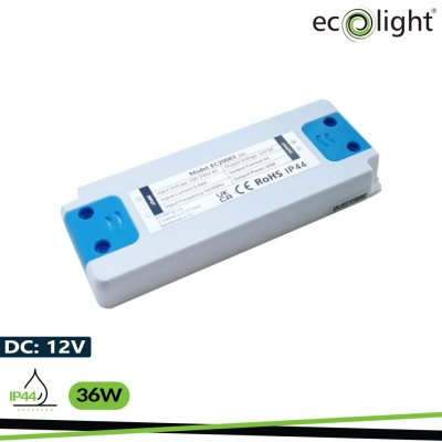 ALIMENTATORE DA MOBILE 36W 12V IP44 128X51X16