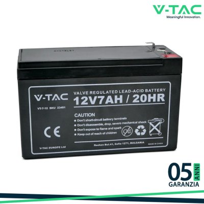7AH 12V LEAD ACIDE BATTERY T1 - 151*65*94(100)MM